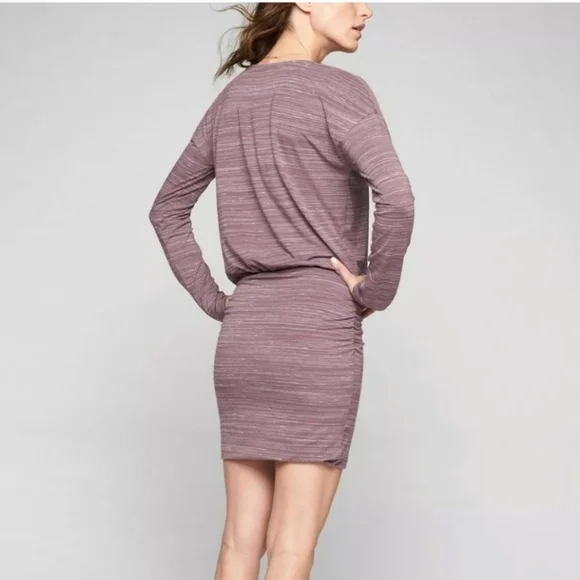 Athleta Avenue Dress, Oversized Size Medium, Purple, NWT - Picture 2 of 7
